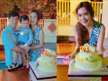 Sao Việt 24h: Vợ Lý Hải sinh nhật bên 4 con nhưng chi tiết trên chiếc bánh gây ngỡ ngàng